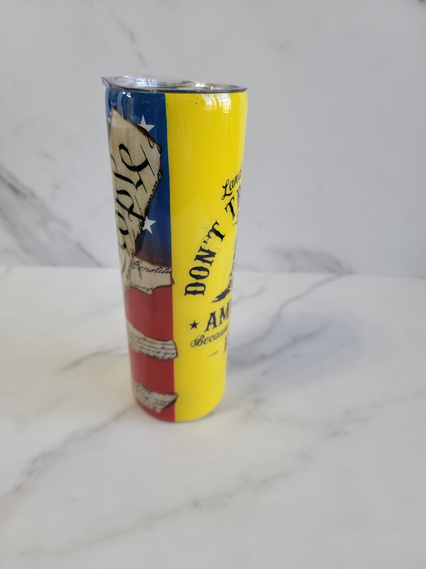 WE THE PEOPLE/GADSDEN FLAG SPLIT TUMBLER