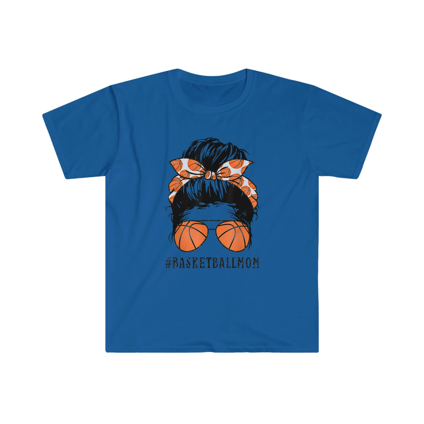 MESSY BUN BASKETBALL MOM T-SHIRT
