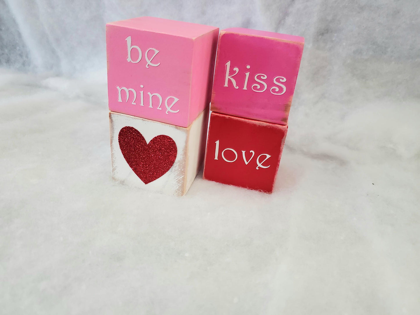 VALENTINES DECORATIVE BLOCKS