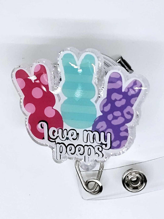 LOVE MY PEEPS BADGE REEL