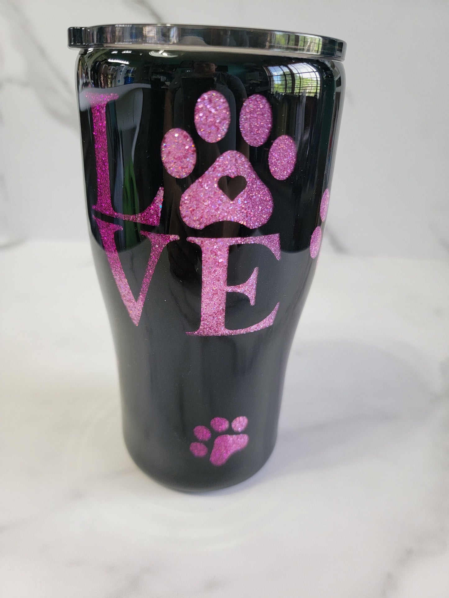 LOVE PAW PRINT TUMBLER