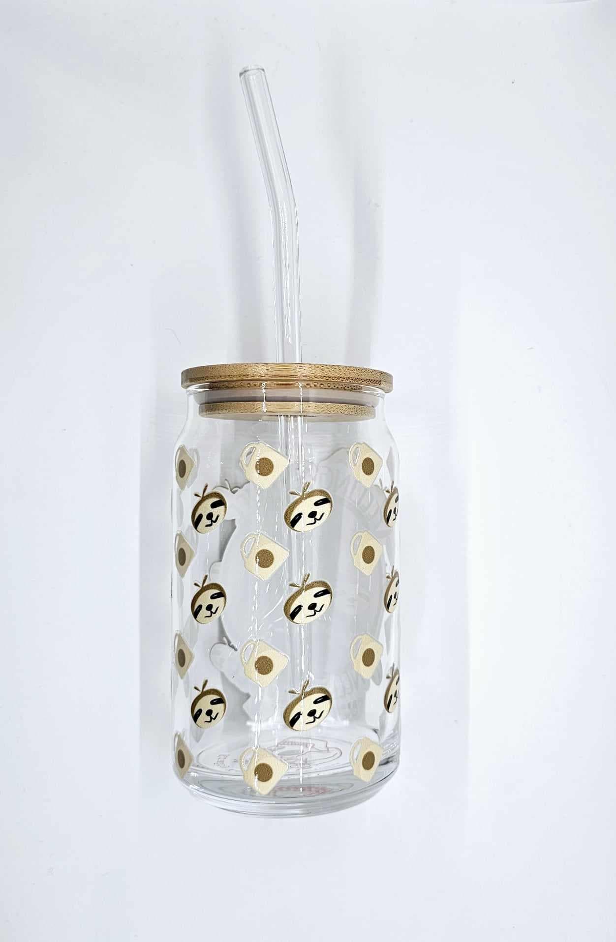 FEELIN SLOTHEE NEED A COFFEE GLASS CAN TUMBLER