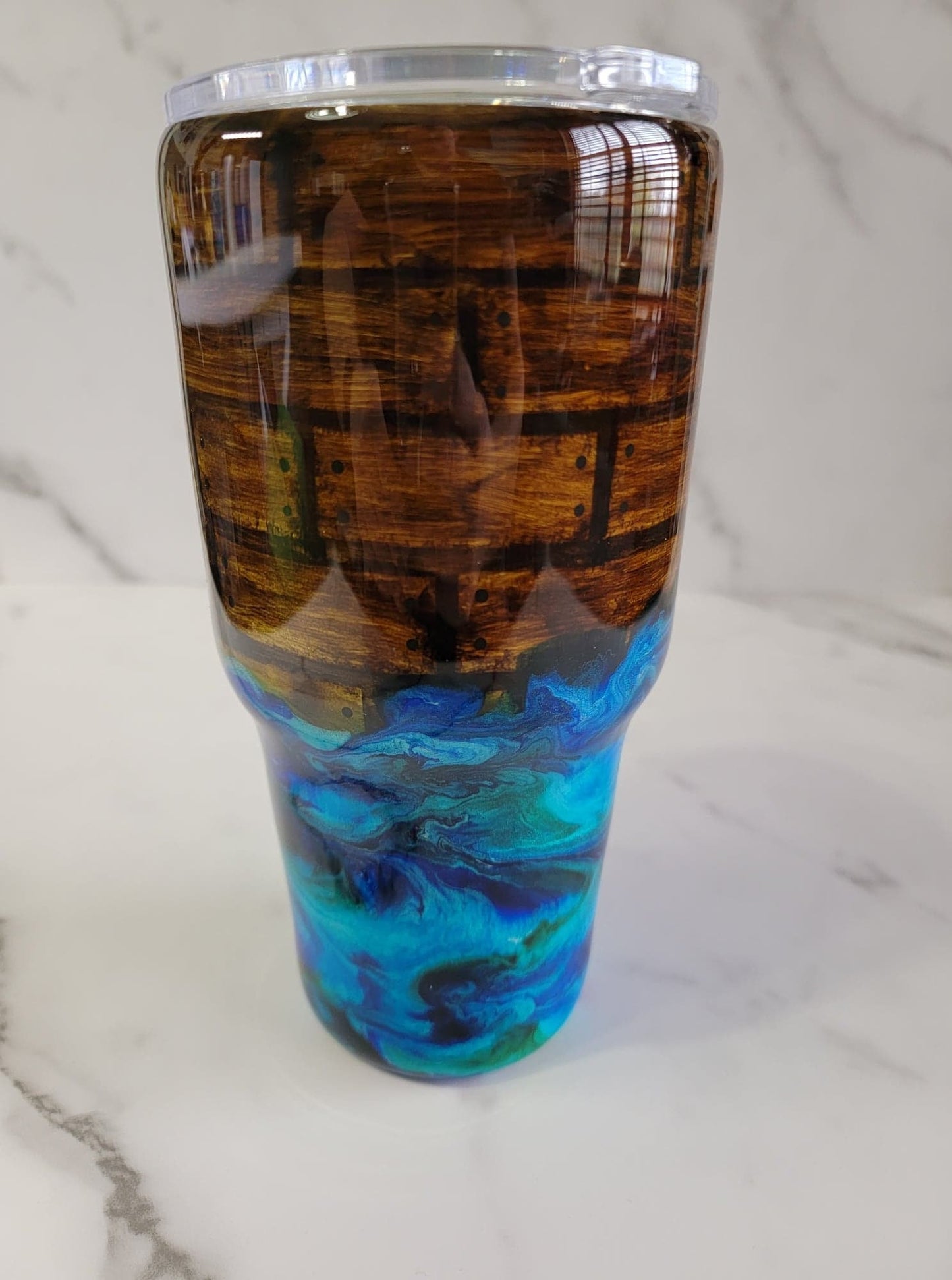KRAKEN WOODEN SHIP TUMBLER