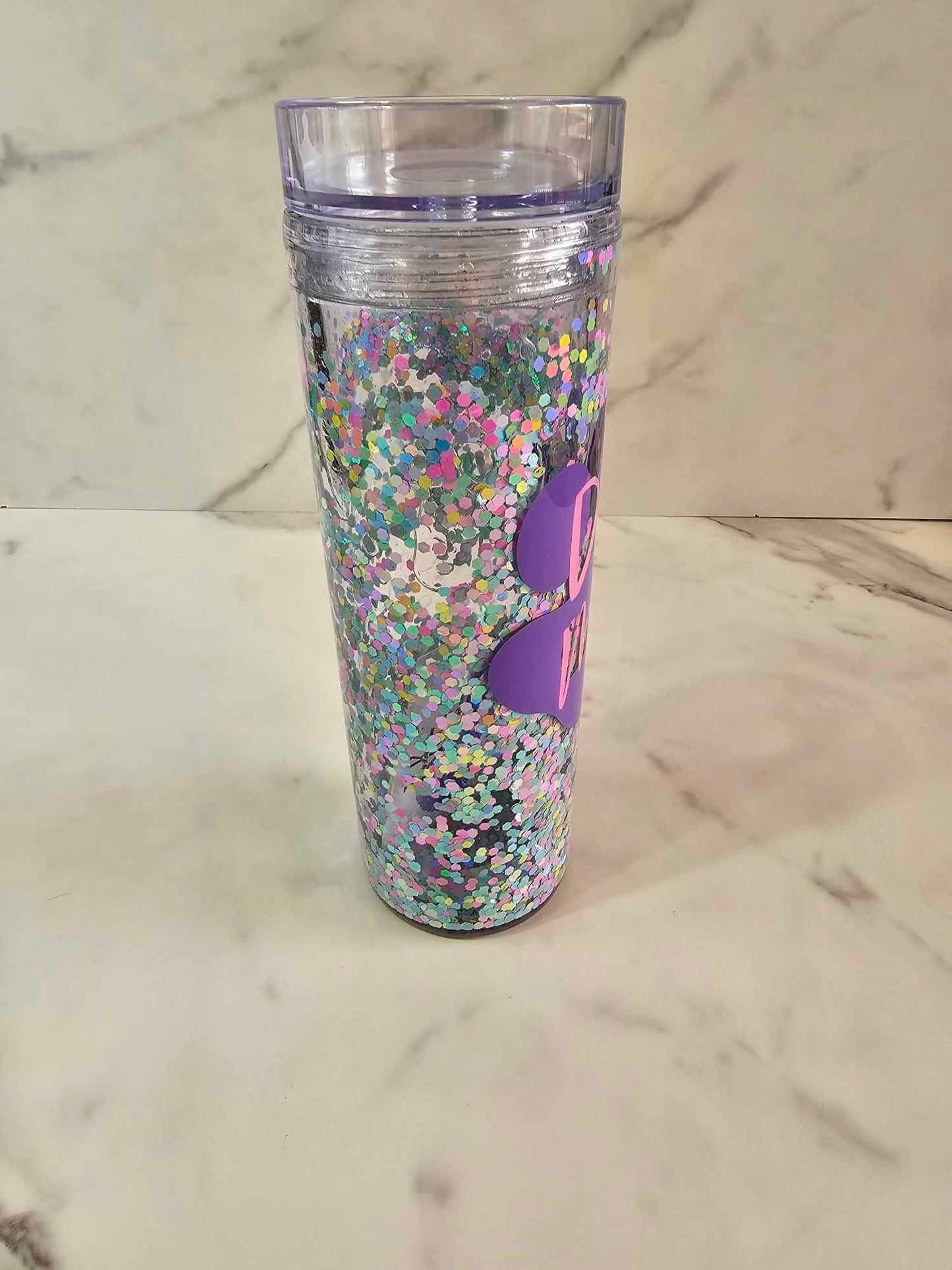 DOG MOM SNOW GLOBE TUMBLER