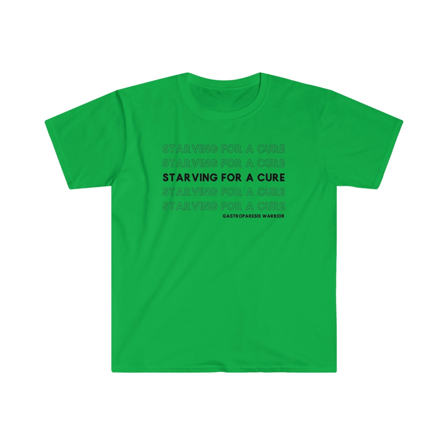 STARVING FOR A CURE GASTROPARESIS AWARENESS T-SHIRT