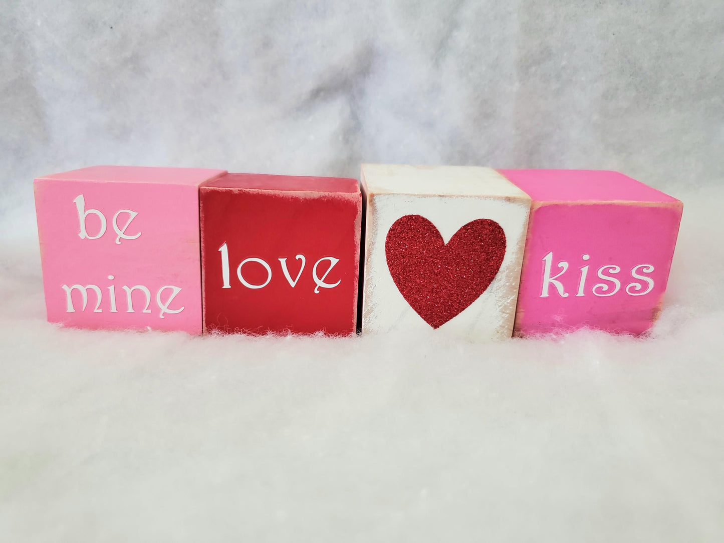 VALENTINES DECORATIVE BLOCKS