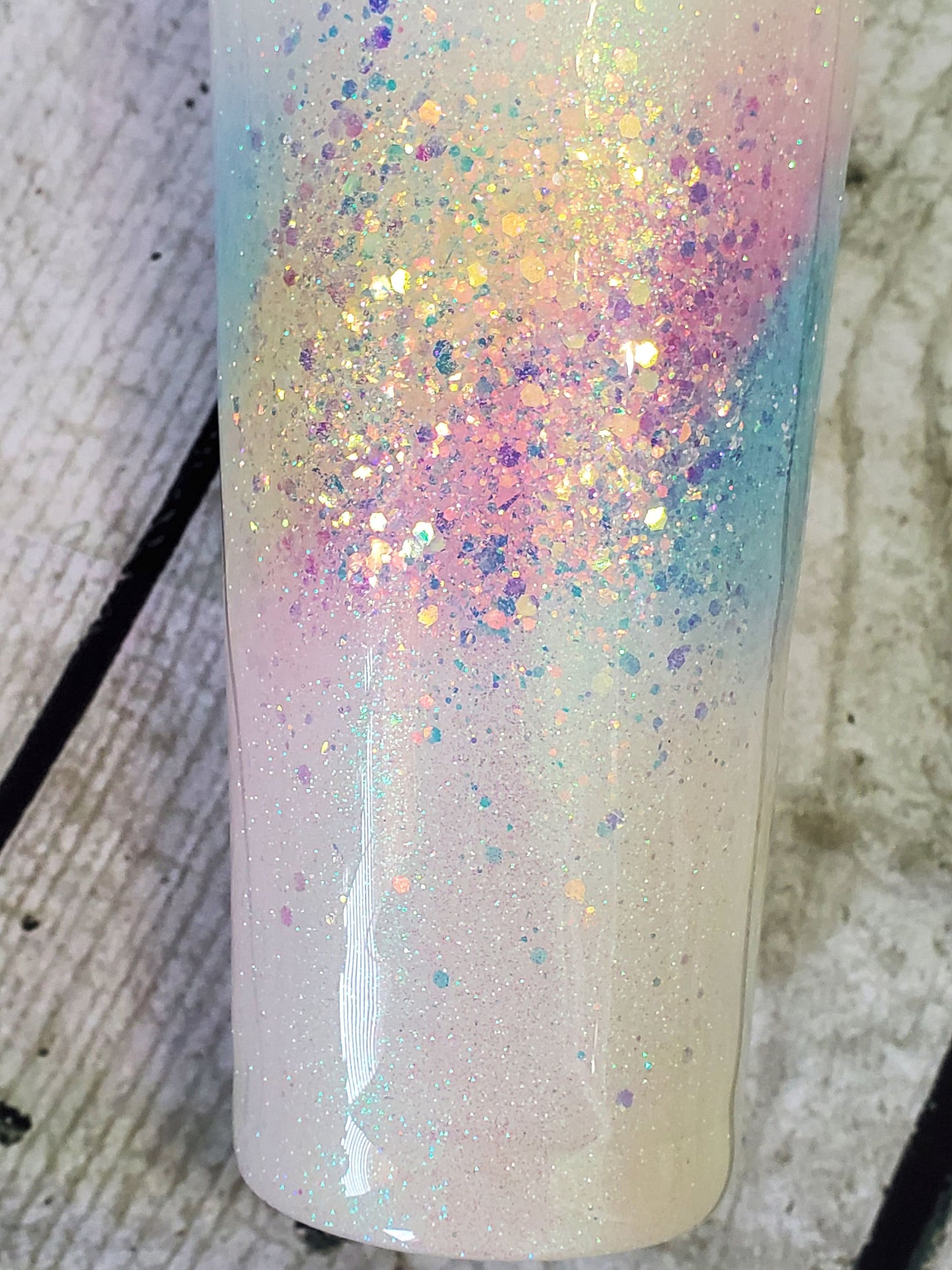 UNICORN BURST GLITTER TUMBLER