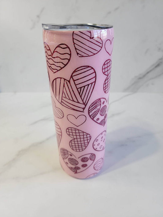 HEARTS TUMBLER