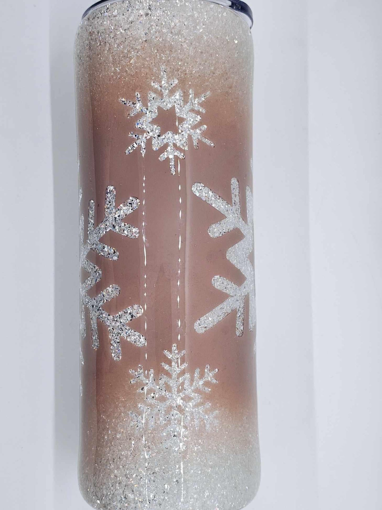 BLUSH SNOWFLAKES TUMBLER