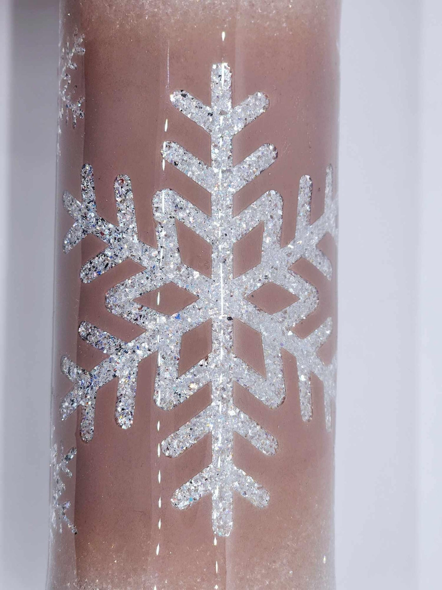BLUSH SNOWFLAKES TUMBLER