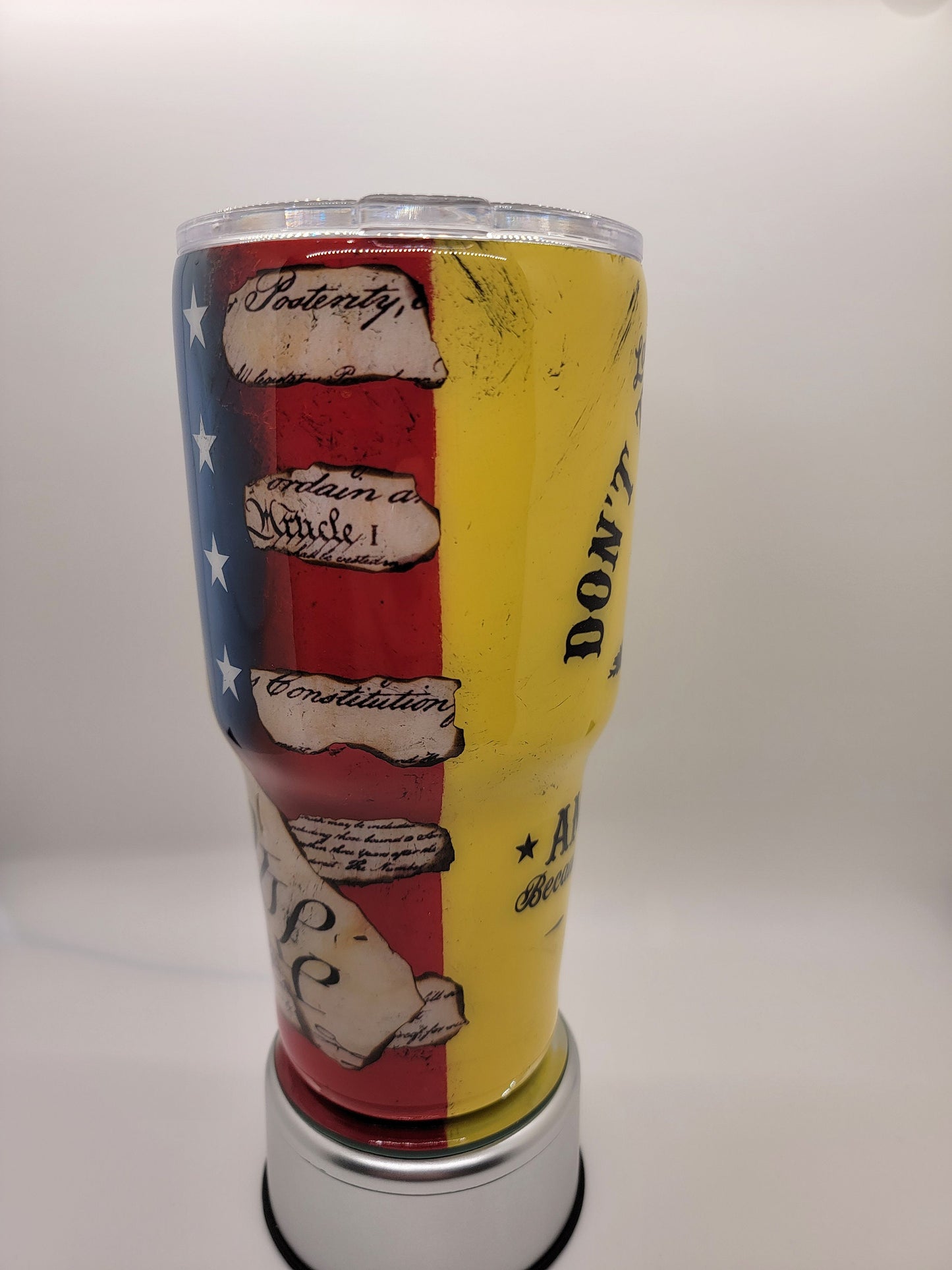 WE THE PEOPLE/GADSDEN FLAG SPLIT TUMBLER