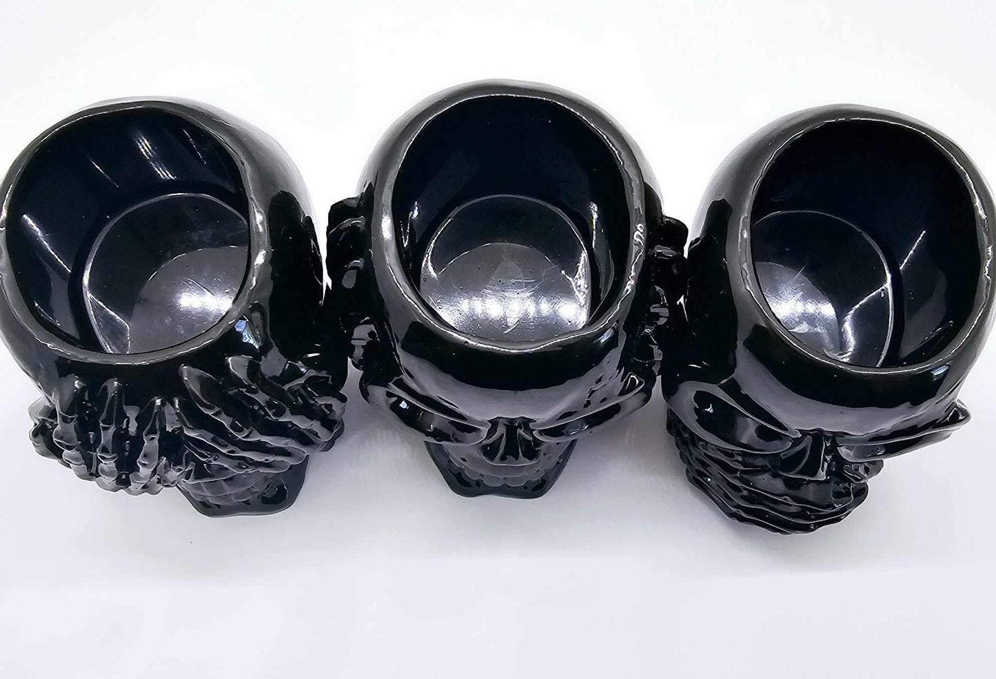 SEE, HEAR, SPEAK NO EVIL EPOXY PLANTER/SHOT GLASSES