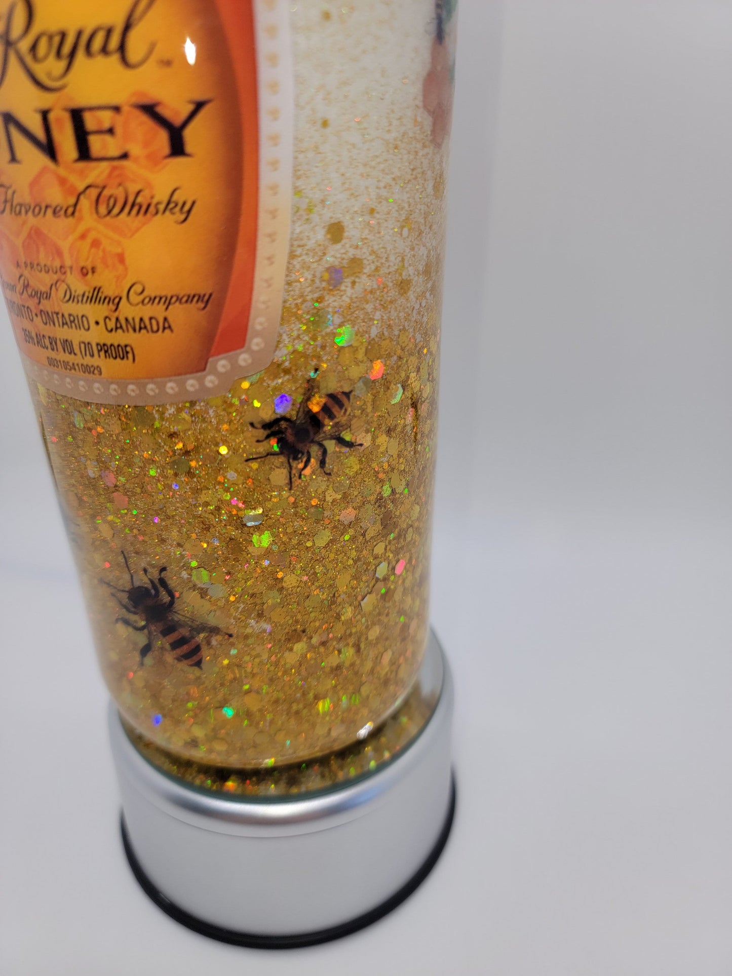 CROWN ROYAL HONEY GLITTER TUMBLER