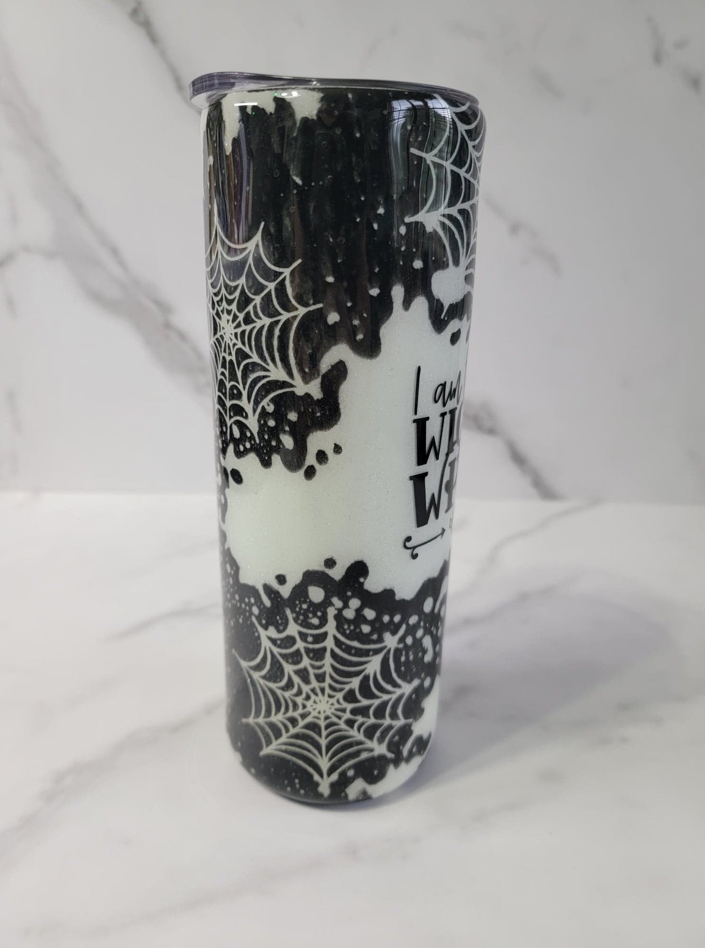 WICKED WITCH OF EVERYTHING GLOW IN THE DARK TUMBLER