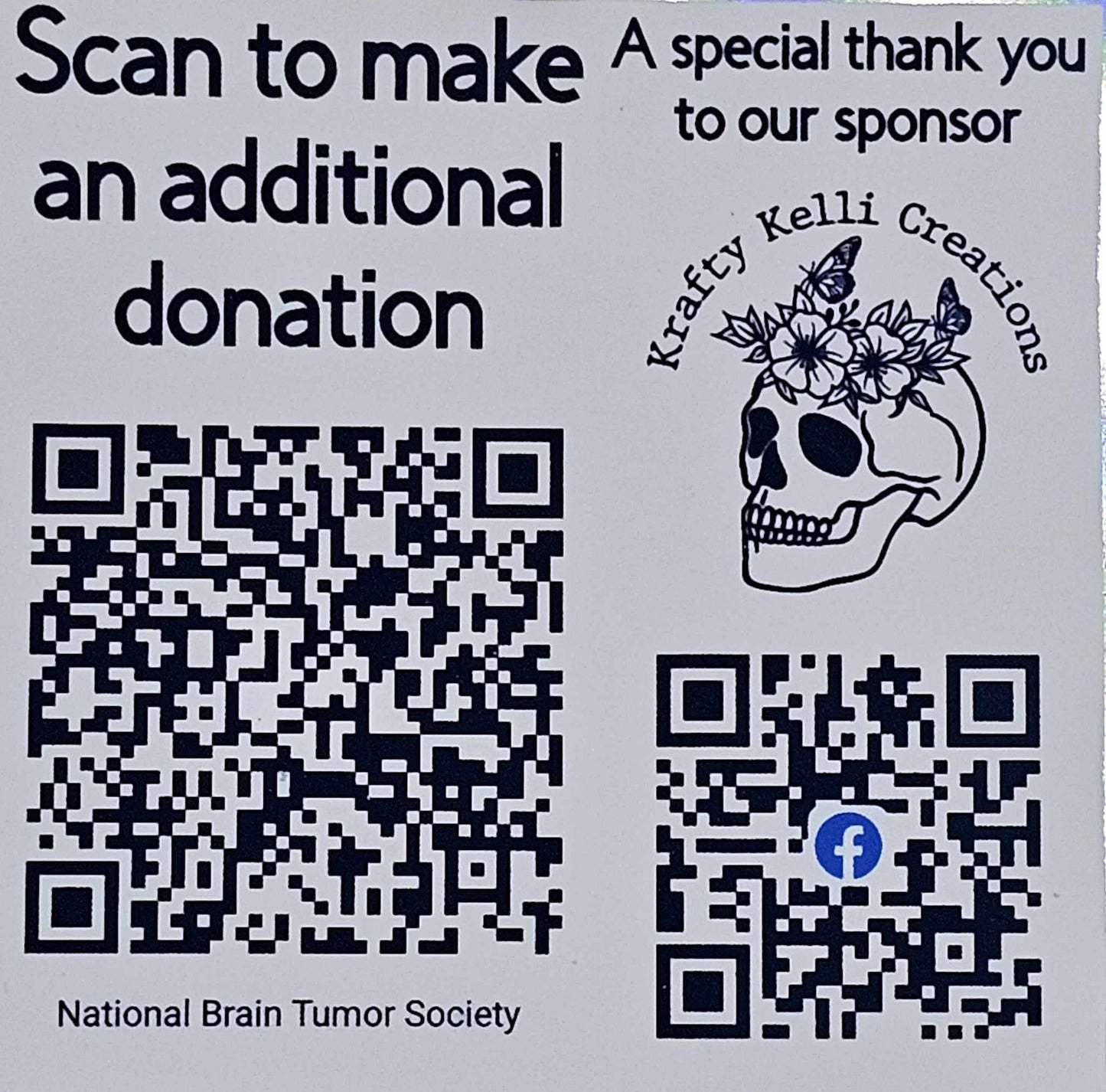 BRAIN CANCER AWARENESS RIBBON FRESHIE