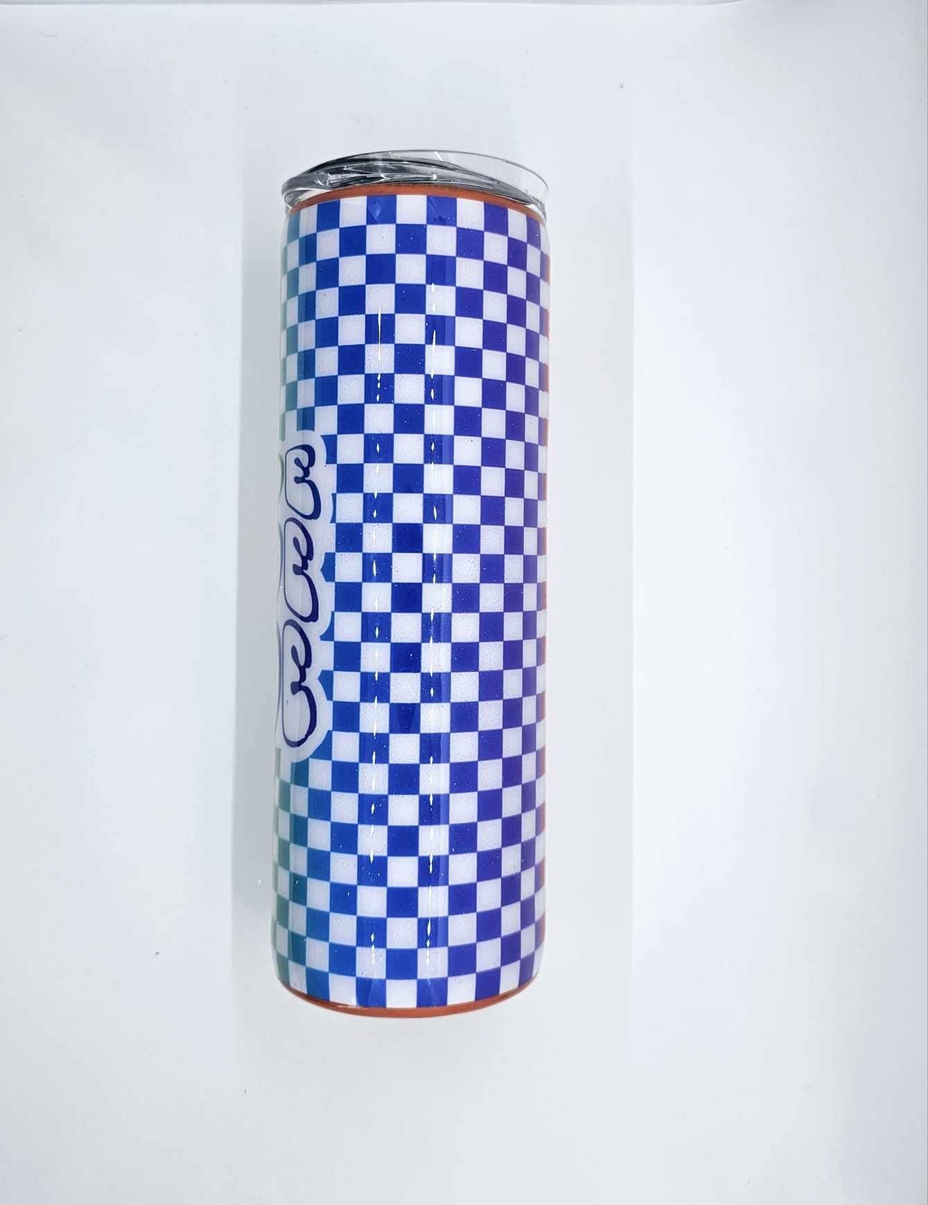 PRIDE CHECKERED TUMBLER