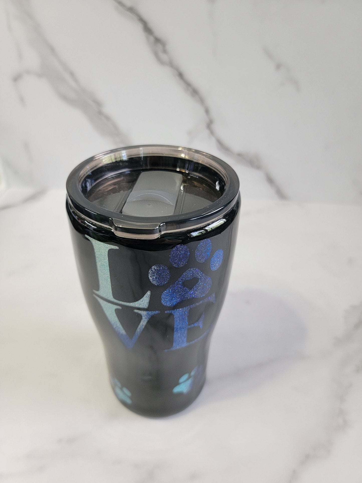 LOVE PAW PRINT TUMBLER