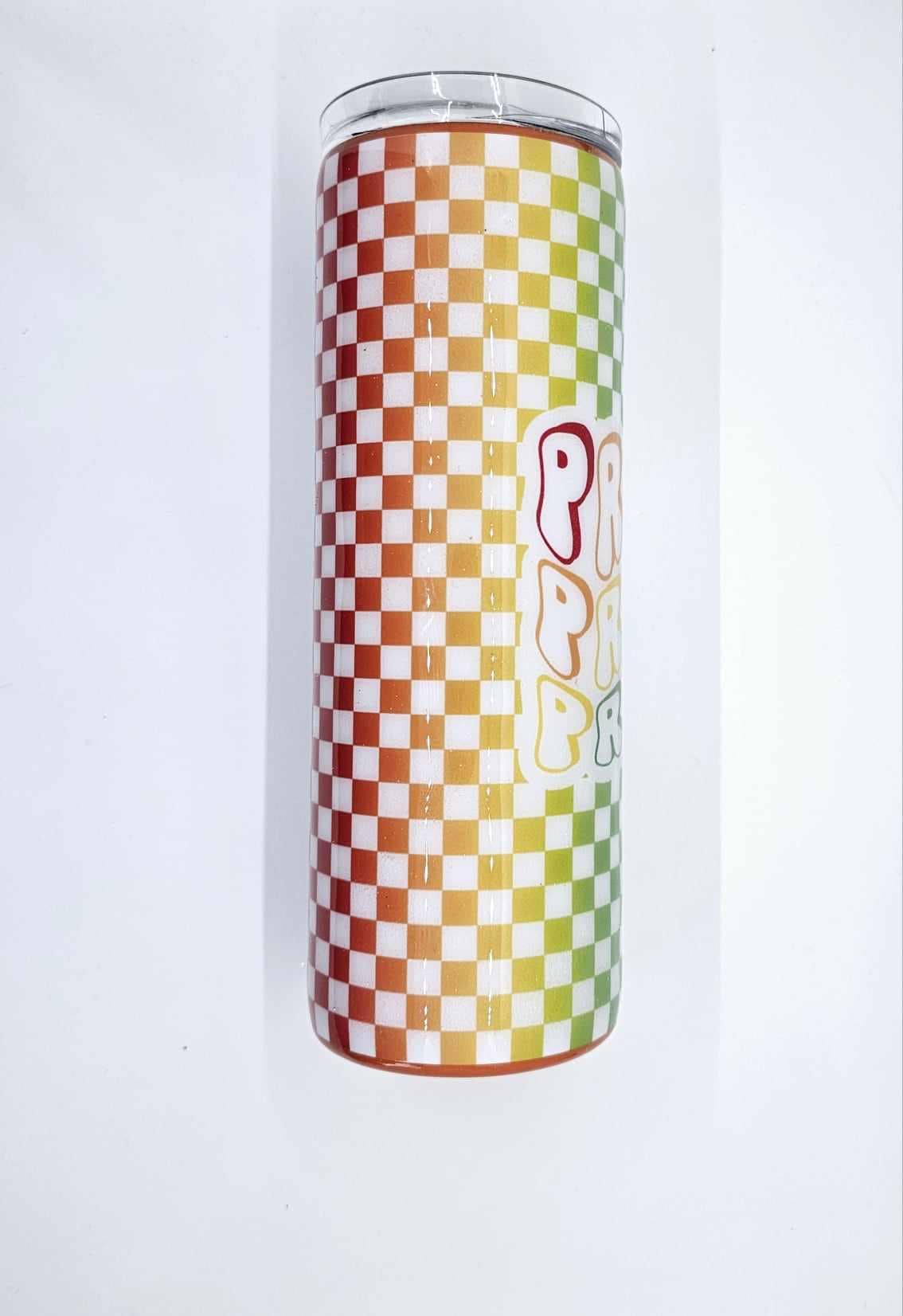 PRIDE CHECKERED TUMBLER