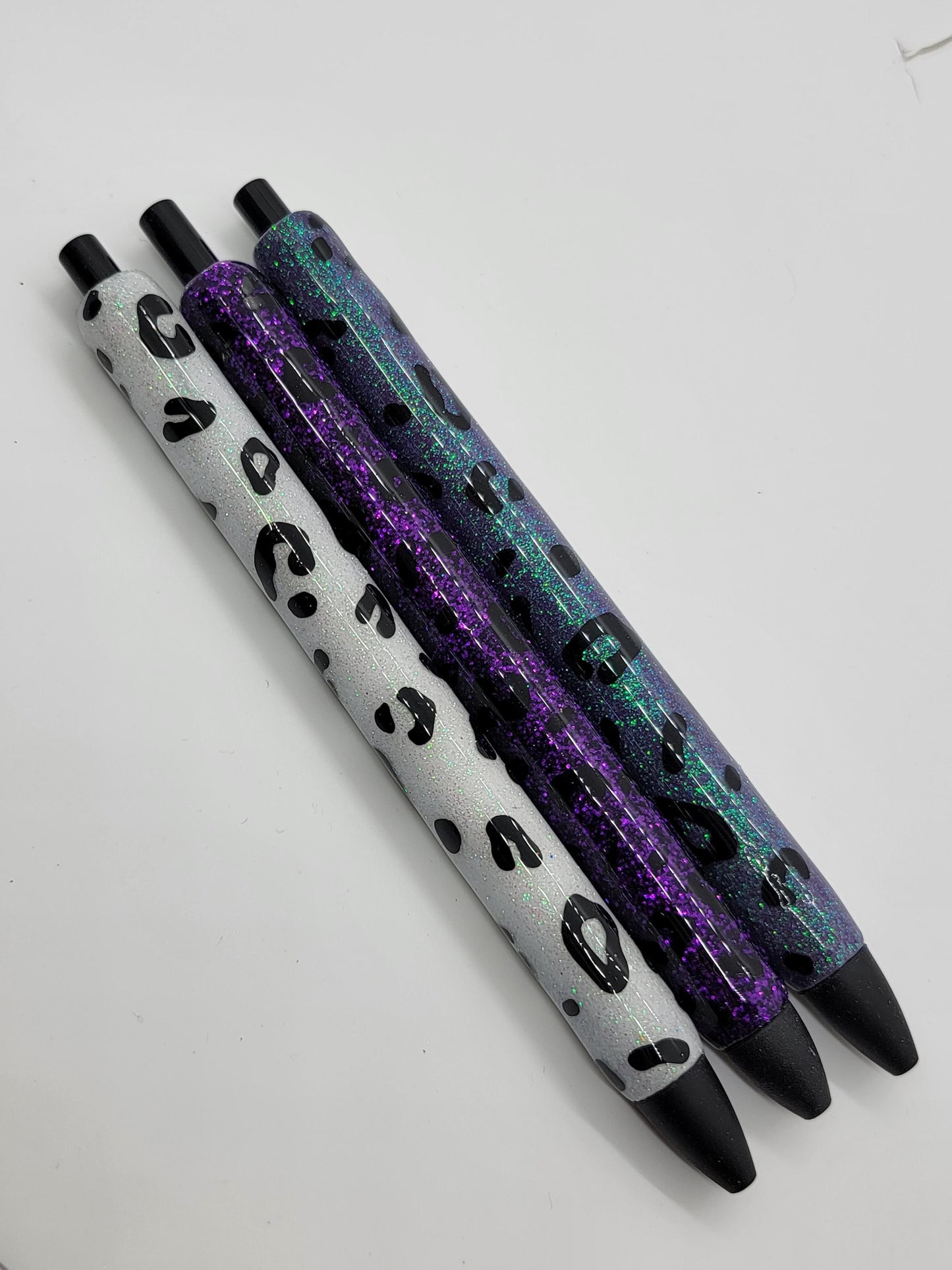 GLITTER WITH LEOPARD PRINT EPOXY PEN