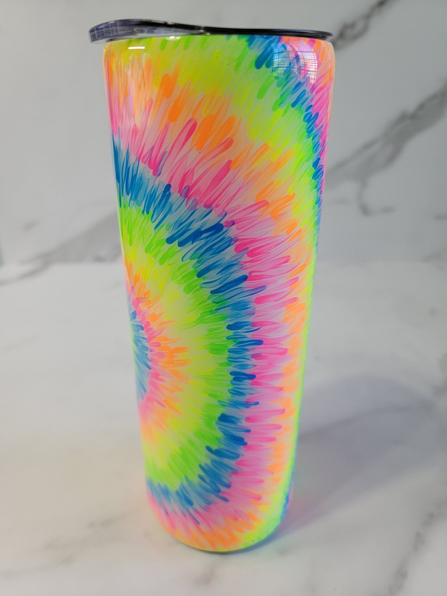 SKULL/WOMAN TATTOO TUMBLER