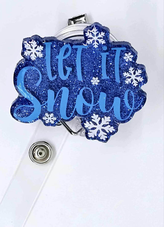 LET IT SNOW BADGE REEL