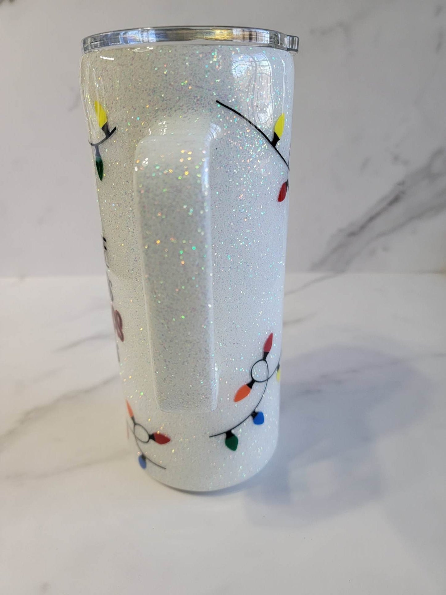 MY FAVORITE COLOR IS CHRISTMAS LIGHTS TUMBLER