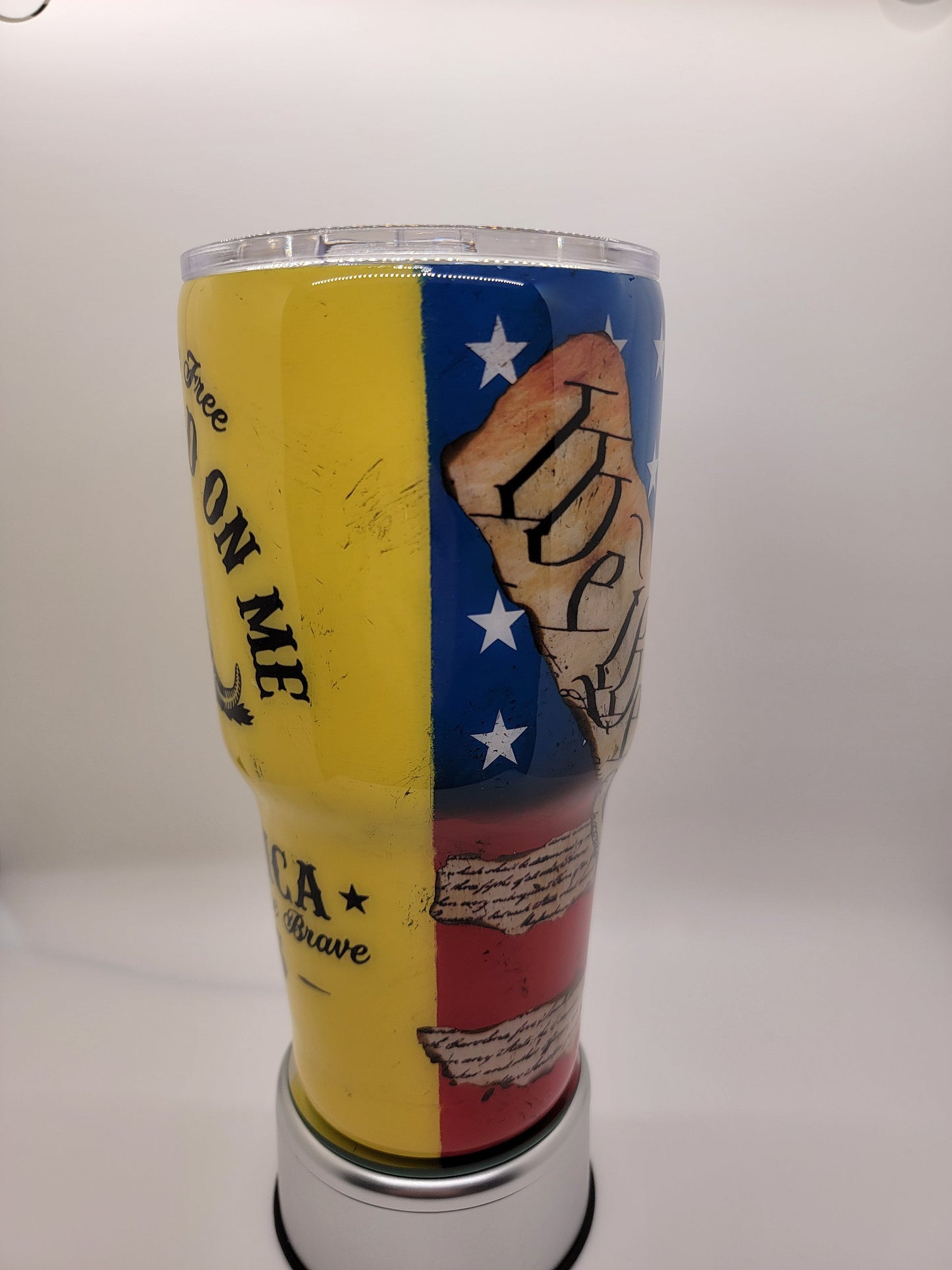 WE THE PEOPLE/GADSDEN FLAG SPLIT TUMBLER