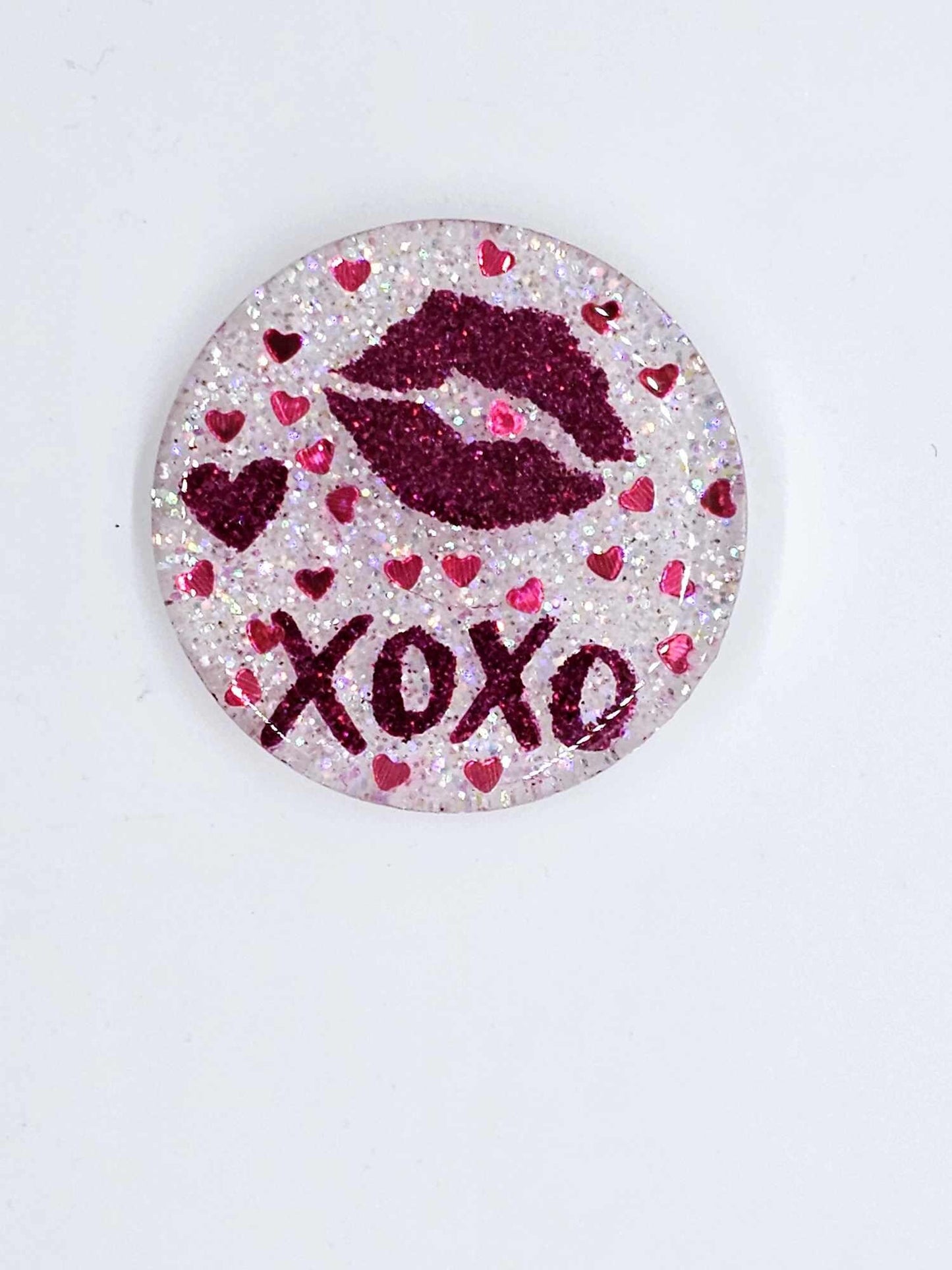 XOXO VALENTINES BADGE REEL