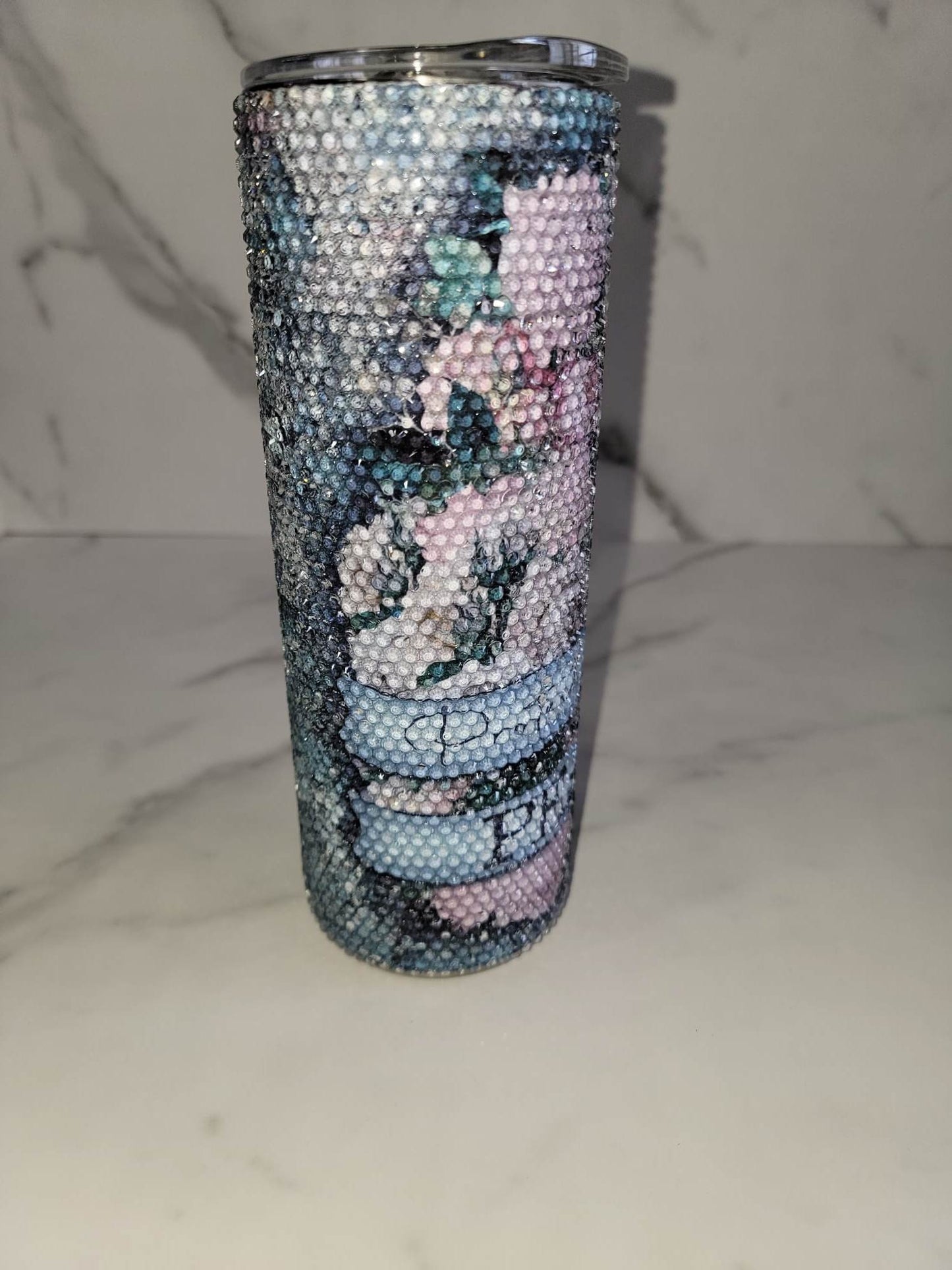 PROTECT YOUR PEACE RHINESTONE TUMBLER