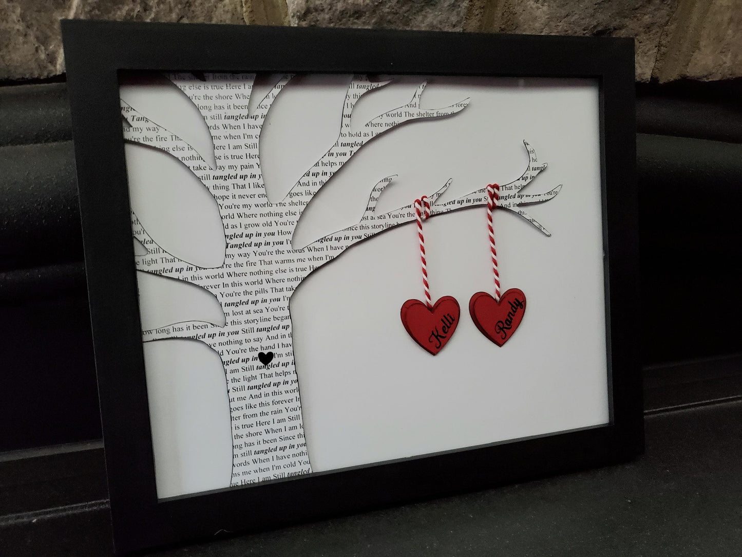 OUR SONG TREE WITH HEARTS