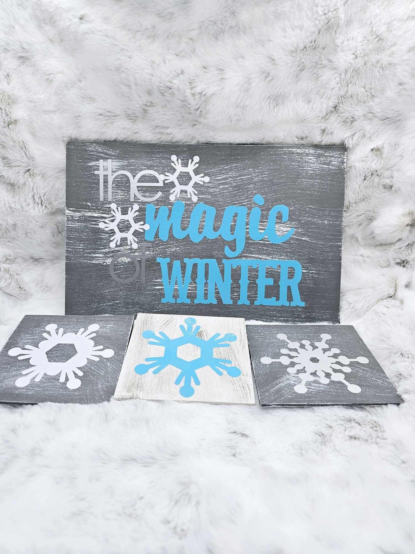 THE MAGIC OF WINTER DECORATIVE SIGN