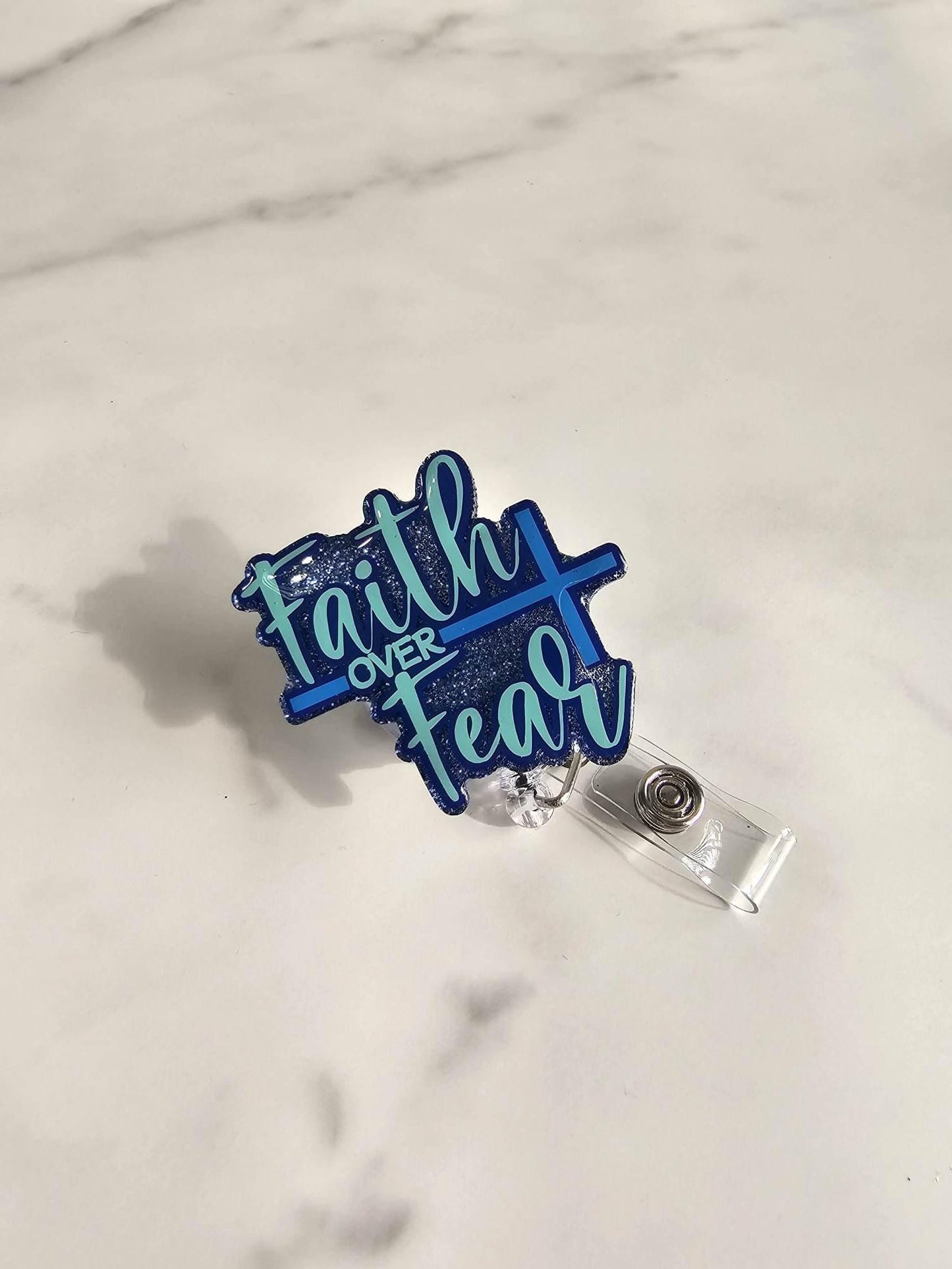 FAITH OVER FEAR BADGE REEL