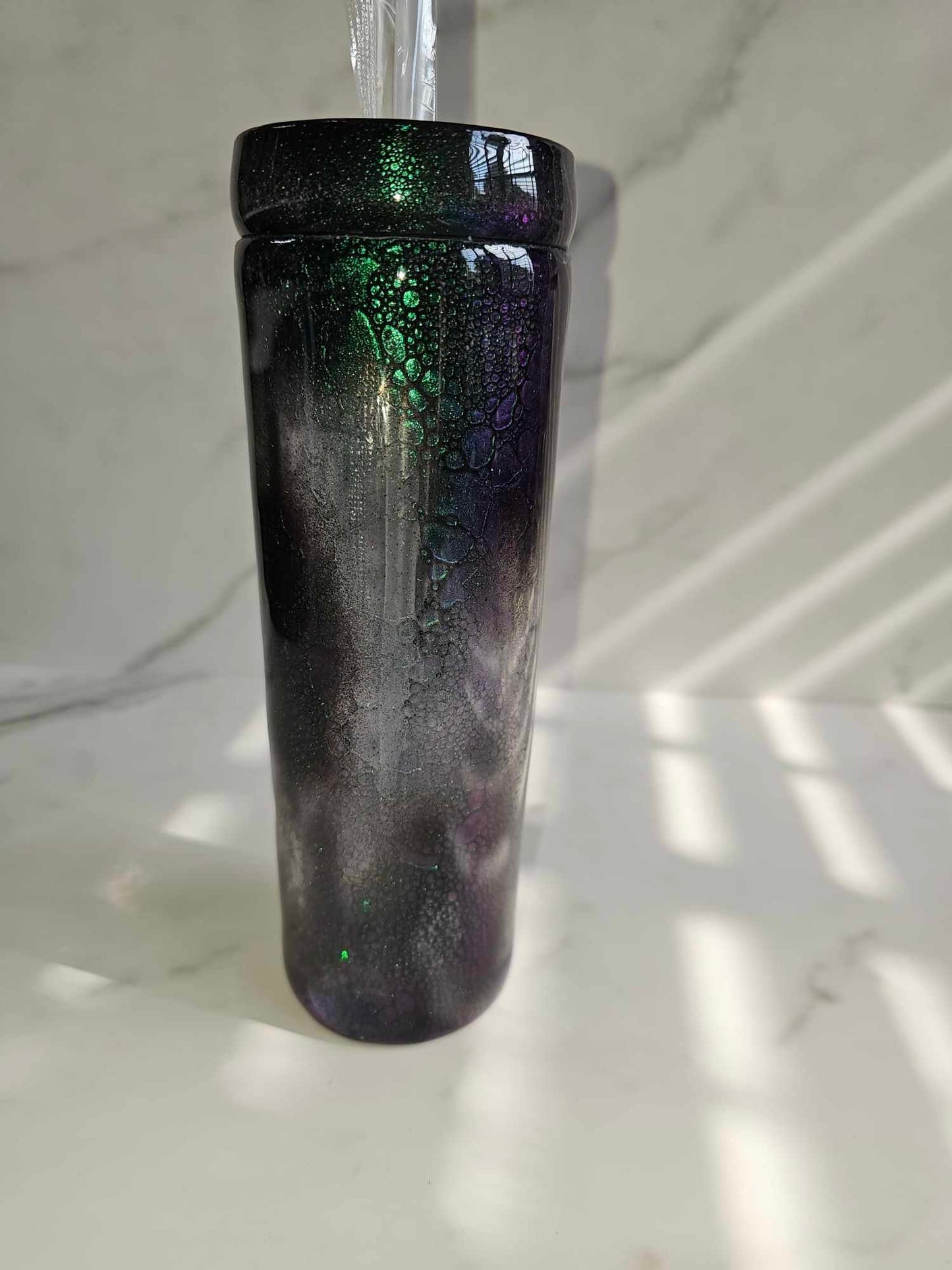 DRAGON SKIN SNOW GLOBE TUMBLER