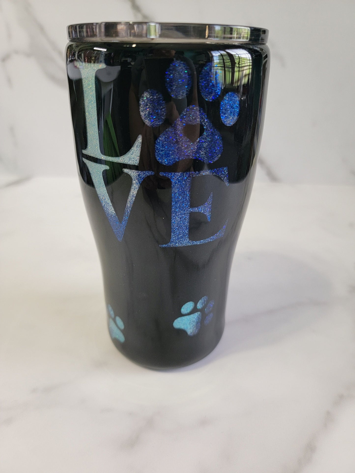 LOVE PAW PRINT TUMBLER