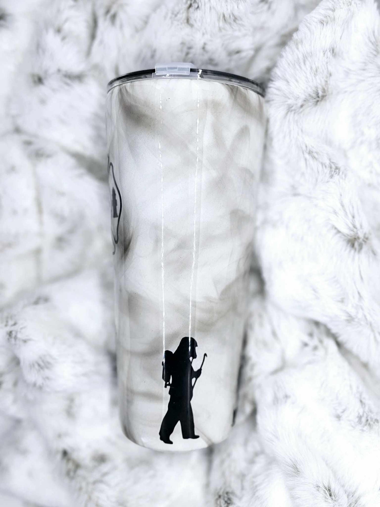 FIREFIGHTER SMOKE TUMBLER W/SILHOUETTES