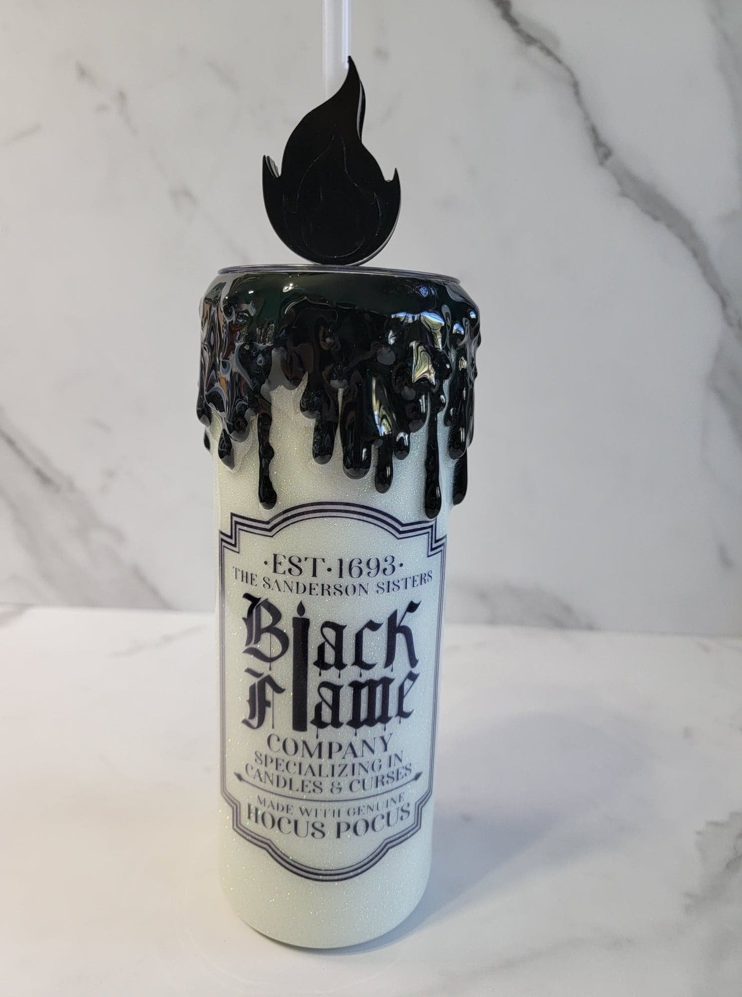BLACK FLAME TUMBLER