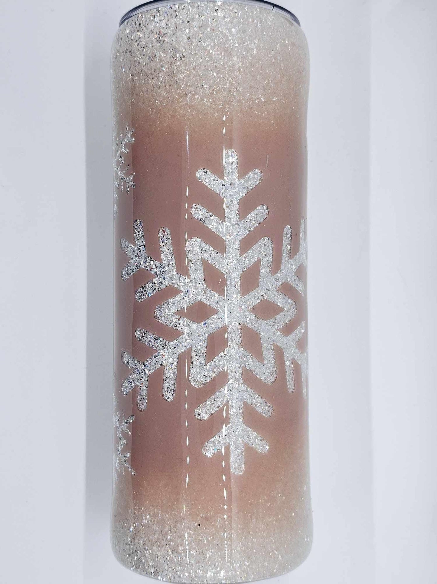 BLUSH SNOWFLAKES TUMBLER