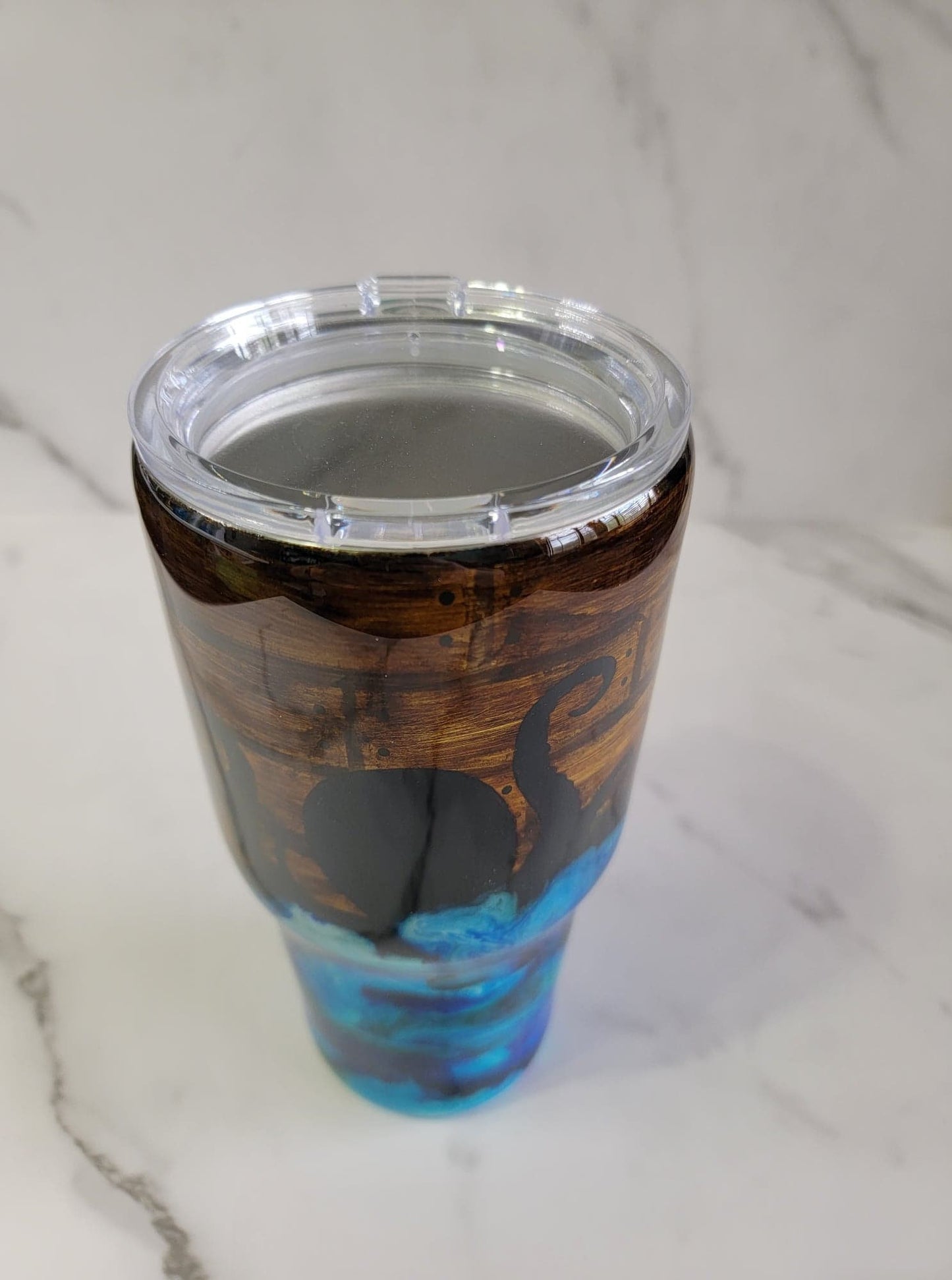 KRAKEN WOODEN SHIP TUMBLER