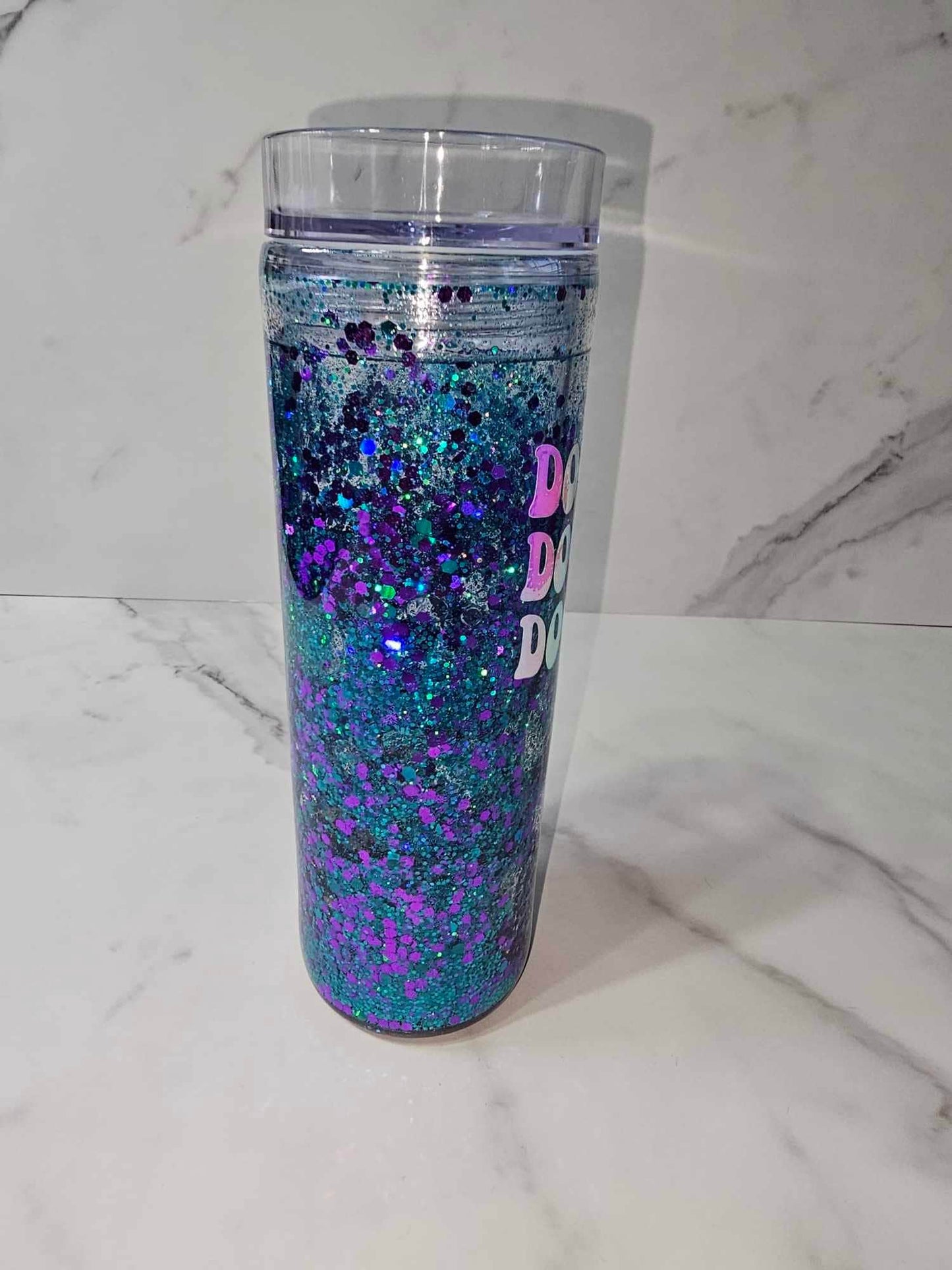 DOG MOM SNOW GLOBE TUMBLER