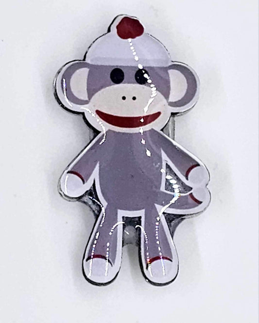 SOCK MONKEY BADGE REEL