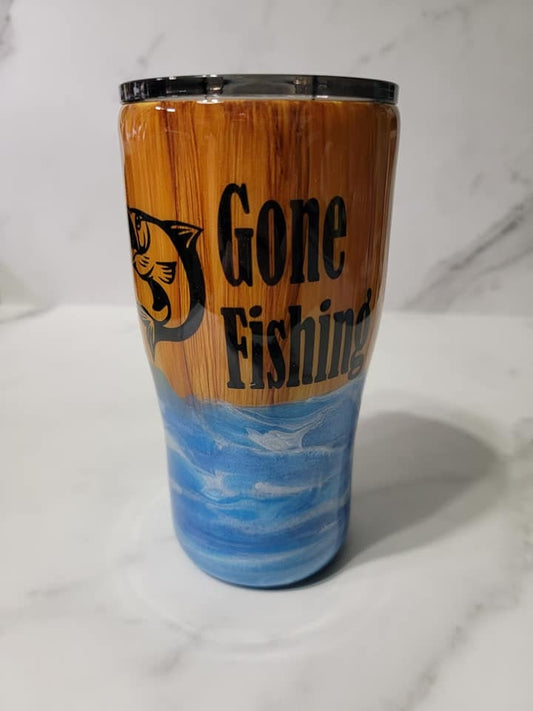 GONE FISHING TUMBLER