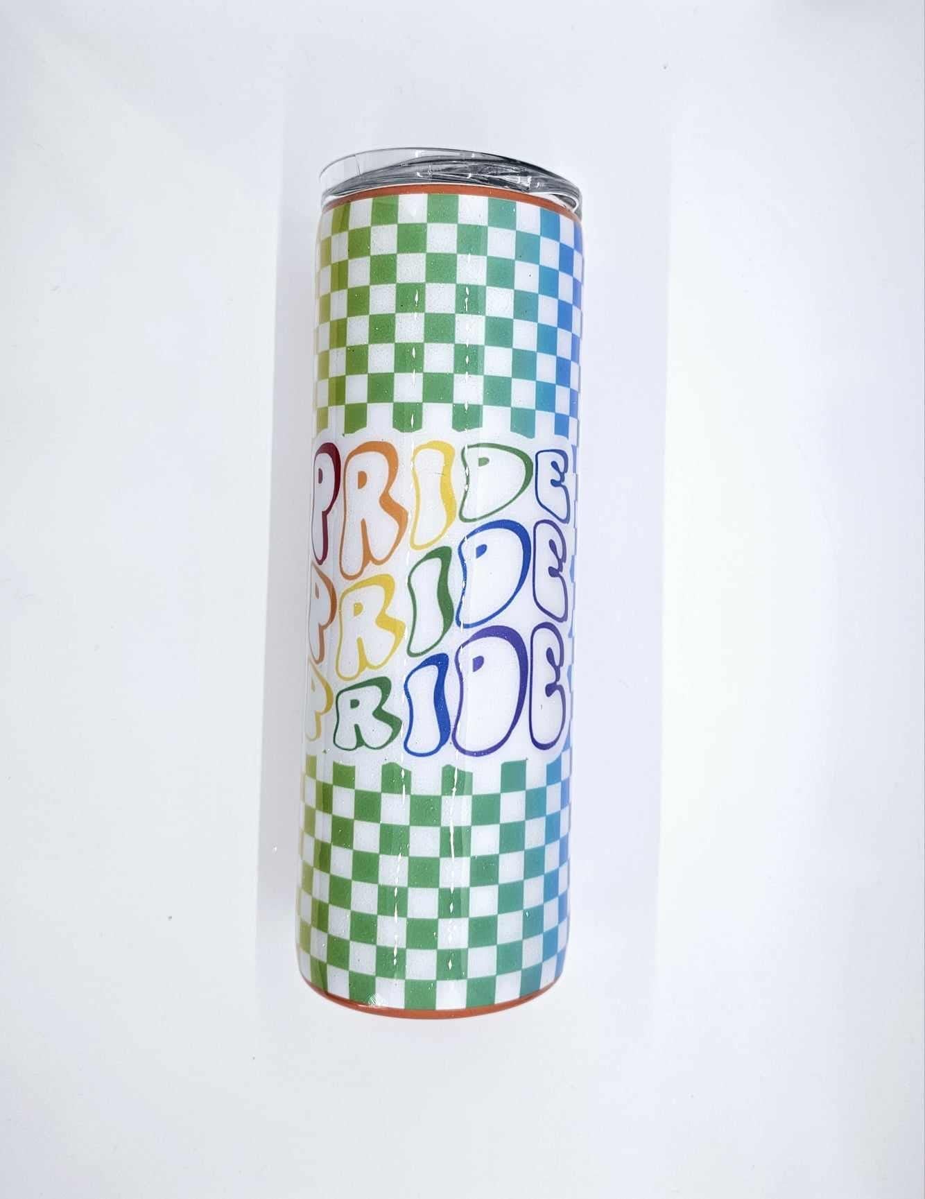 PRIDE CHECKERED TUMBLER